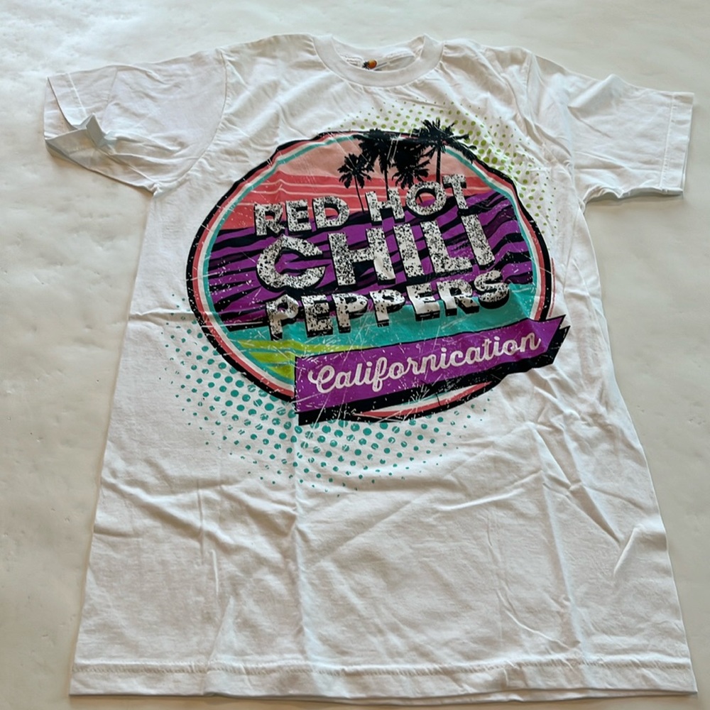 White Graphic Tee - Red Hot Chili Peppers